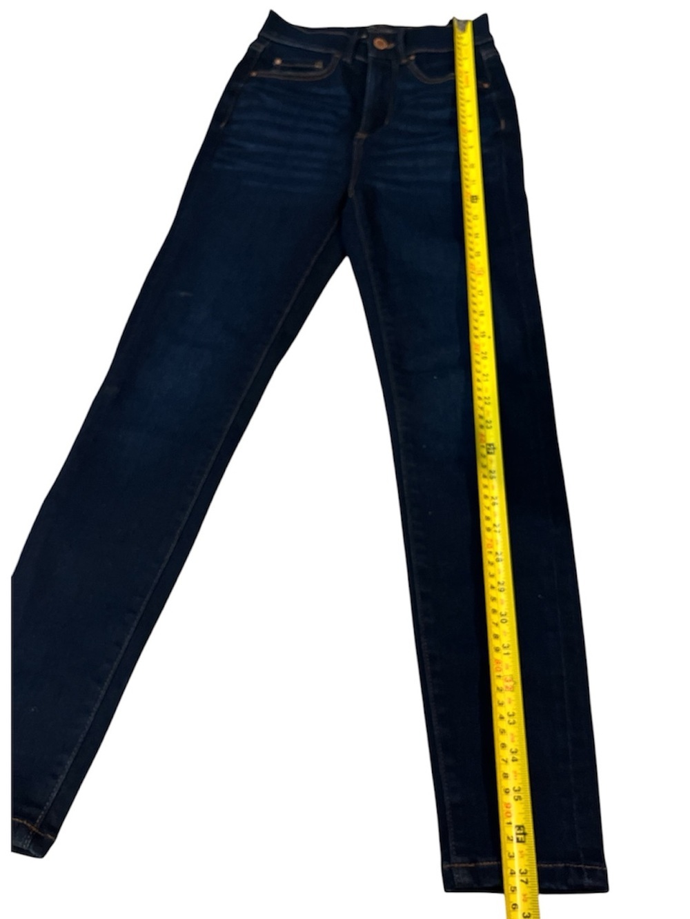 Ann Taylor High-Rise Skinny Jeans in Dark Blue women petite size 00P - Picture 10 of 11